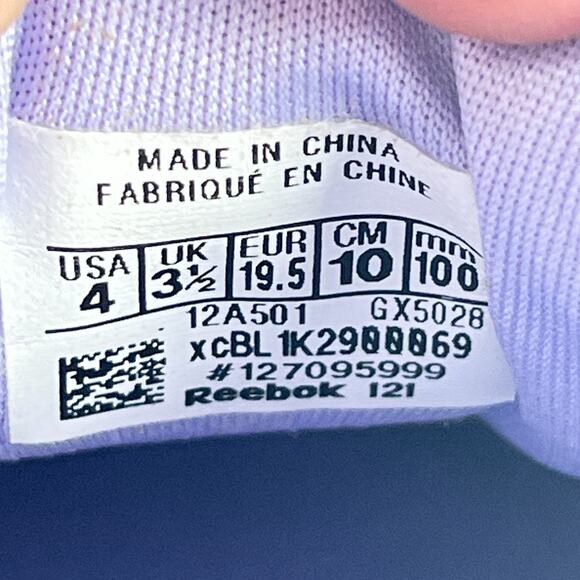 Reebok Club C Cardi B Crisp Purple Athletic Sneakers Lace Up GX5028 Kids Size 4 - Picture 8 of 9